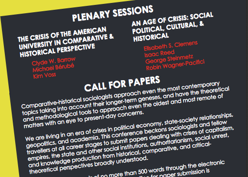  Mini-conference of the Comparative and Historical Sociology Section