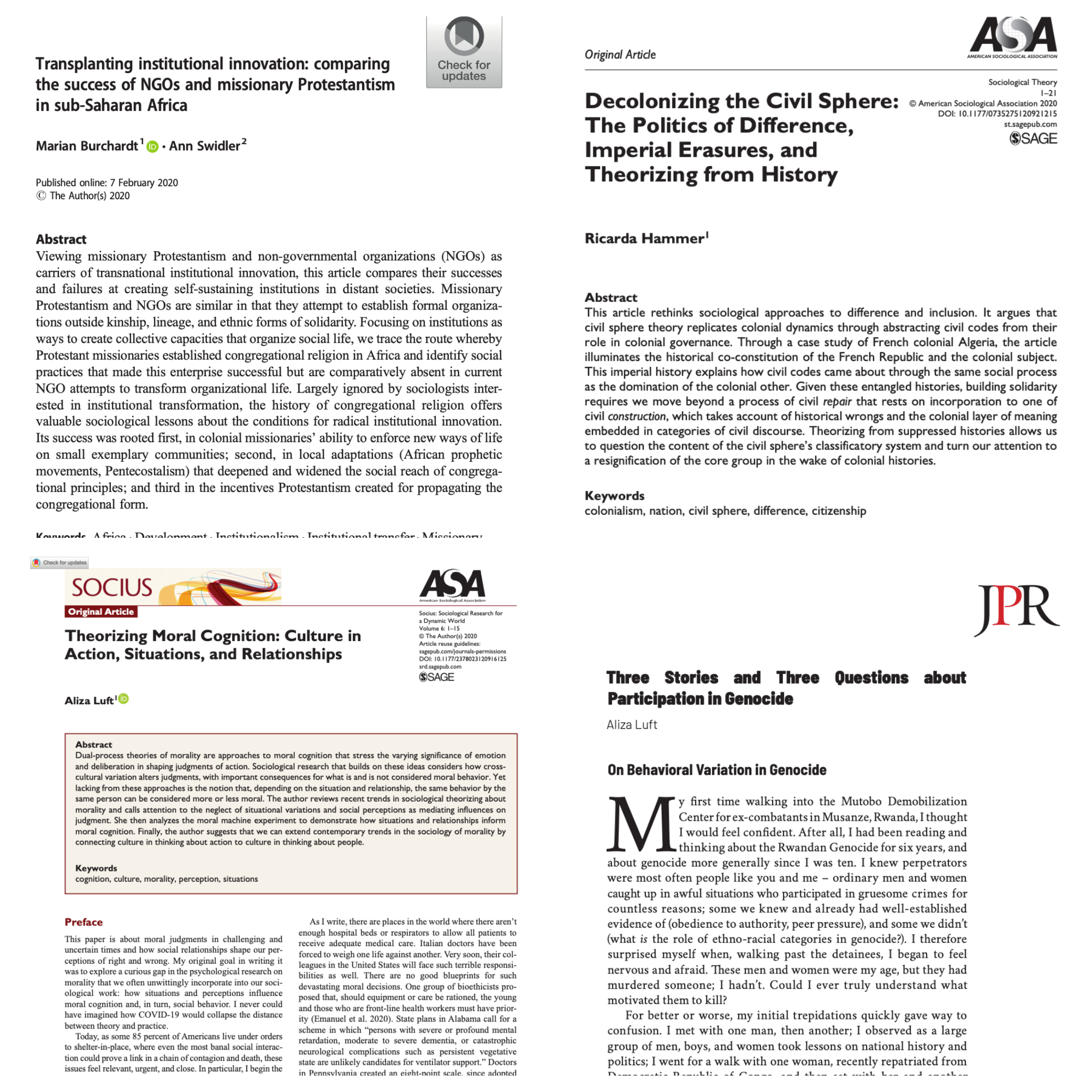 Recent Articles by Our Members
