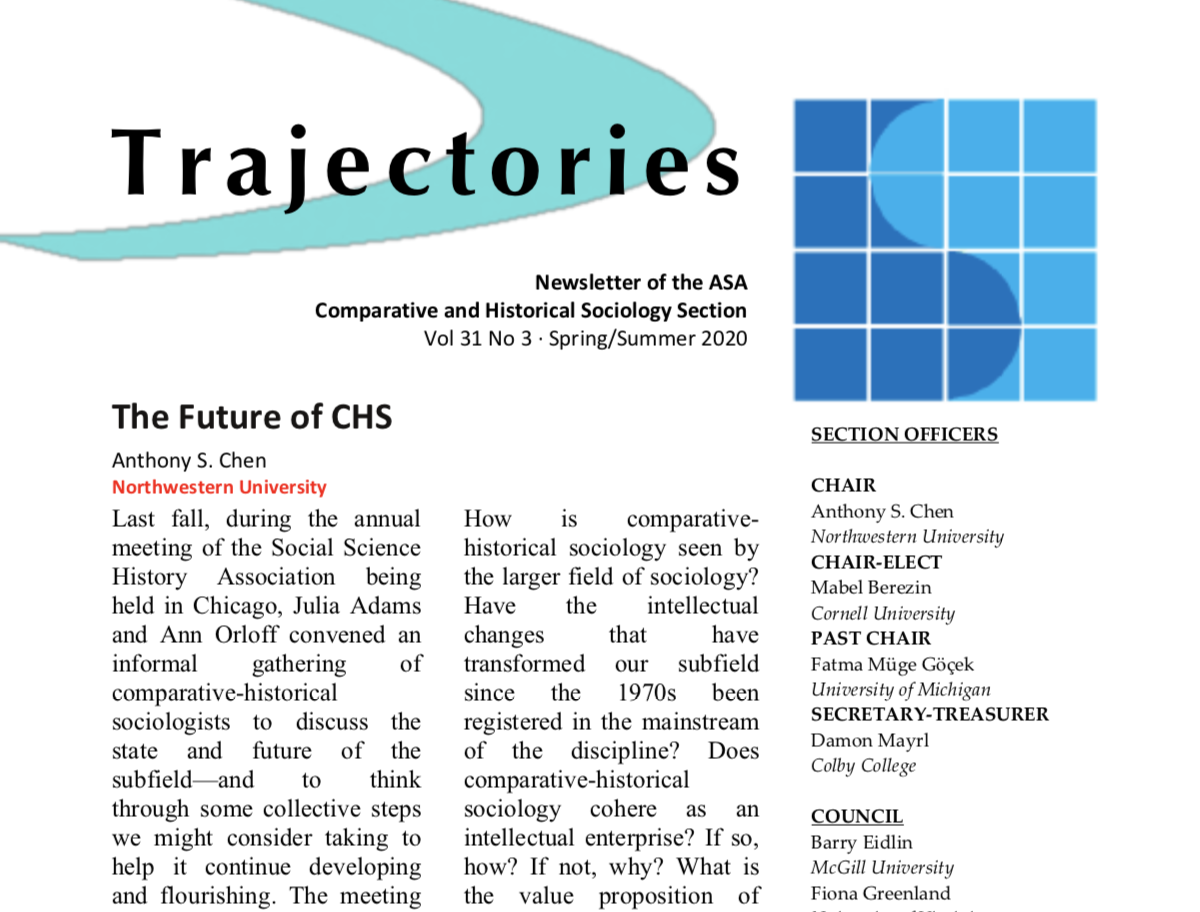 Trajectories (Spring/Summer 2020)