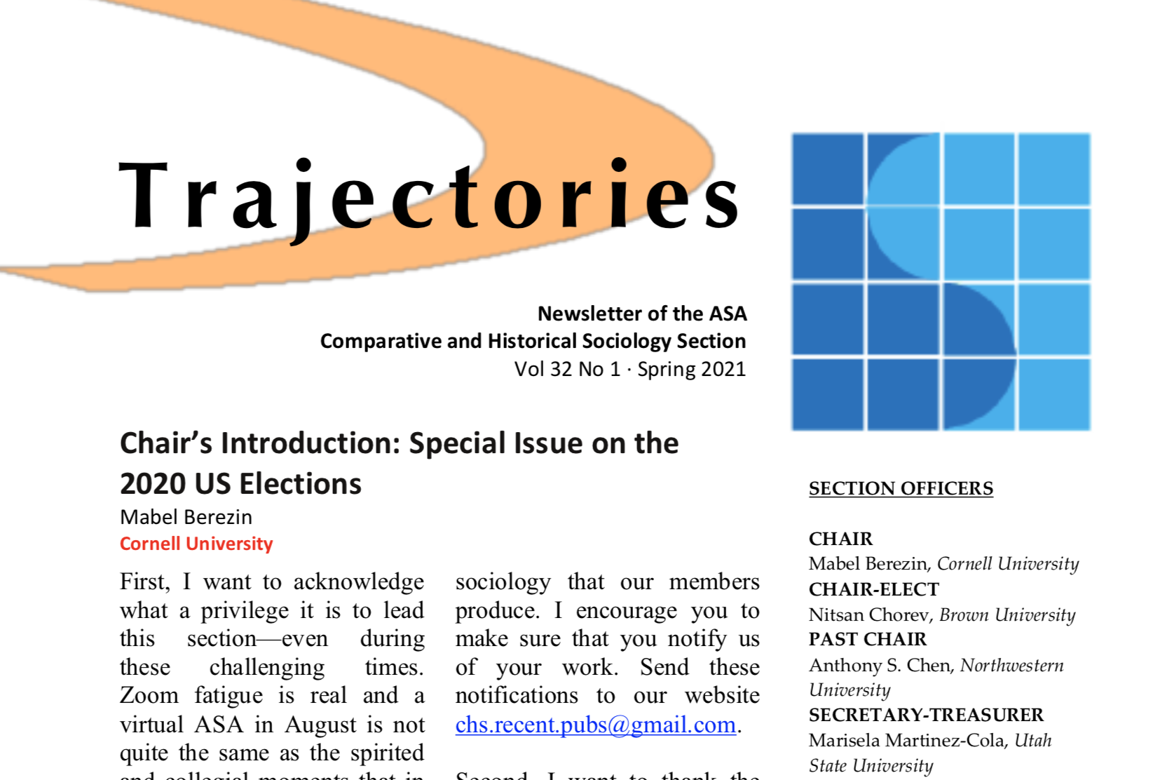 Trajectories (Spring 2021)